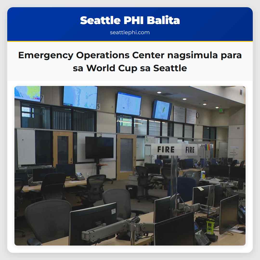 Emergency Operations Center nagsimula para sa