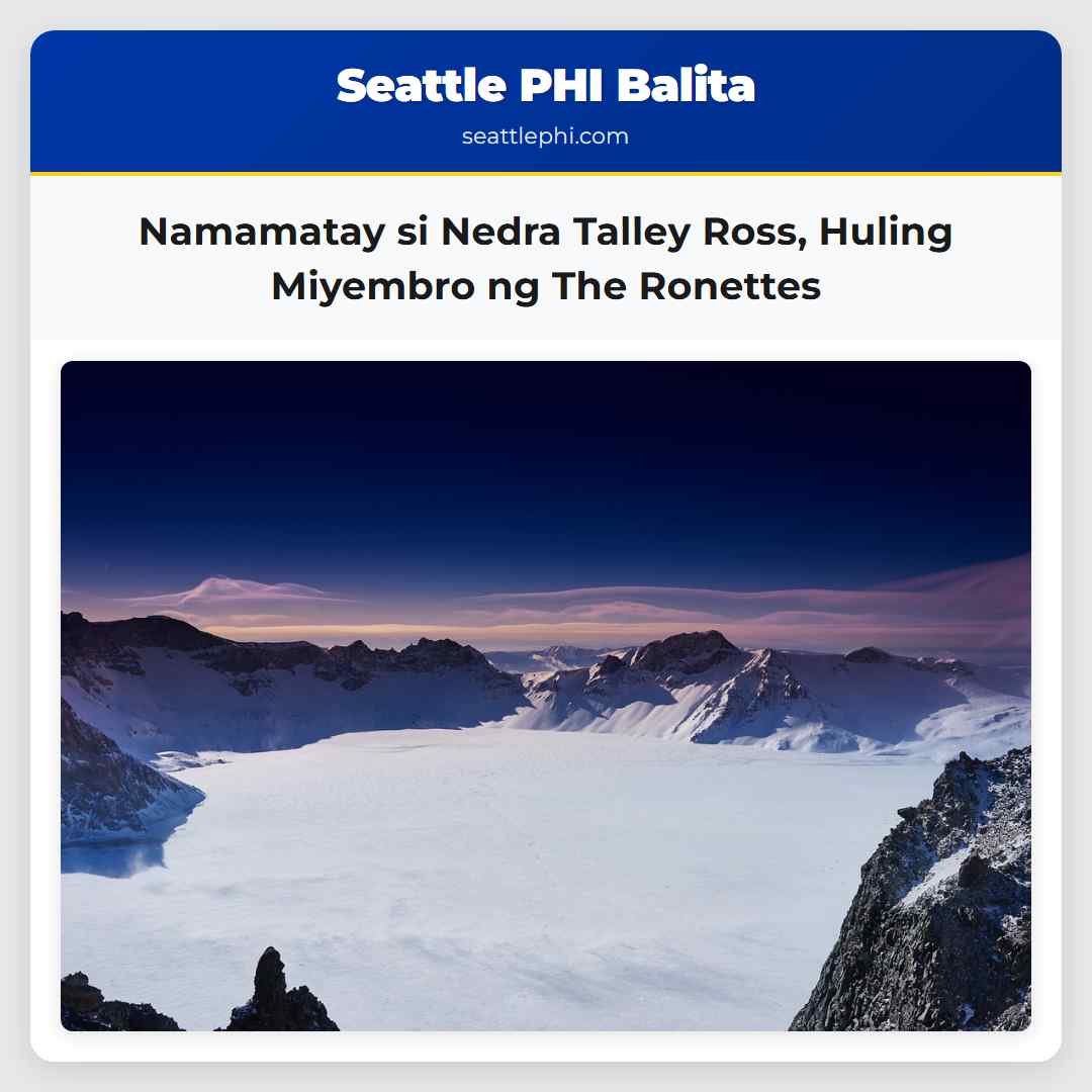 Namamatay si Nedra Talley Ross Huling Miyembro ng The Ronettes