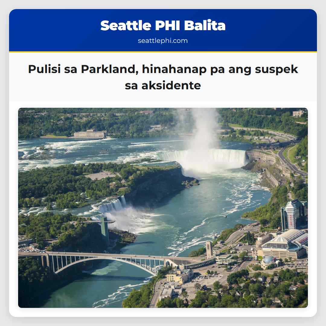 Pulisi sa Parkland hinahanap pa ang suspek sa aksidente