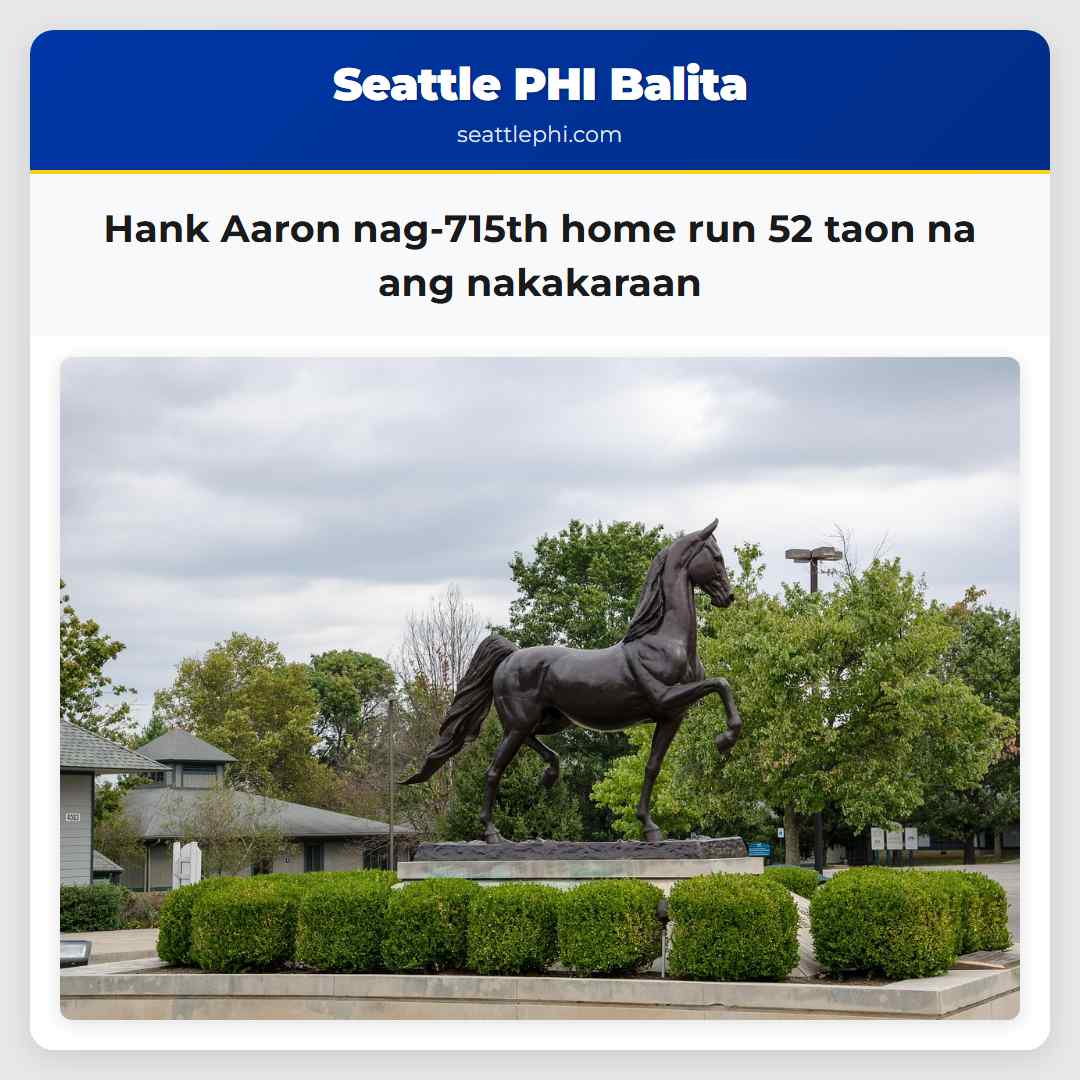 Hank Aaron nag-715th home run 52 taon na ang