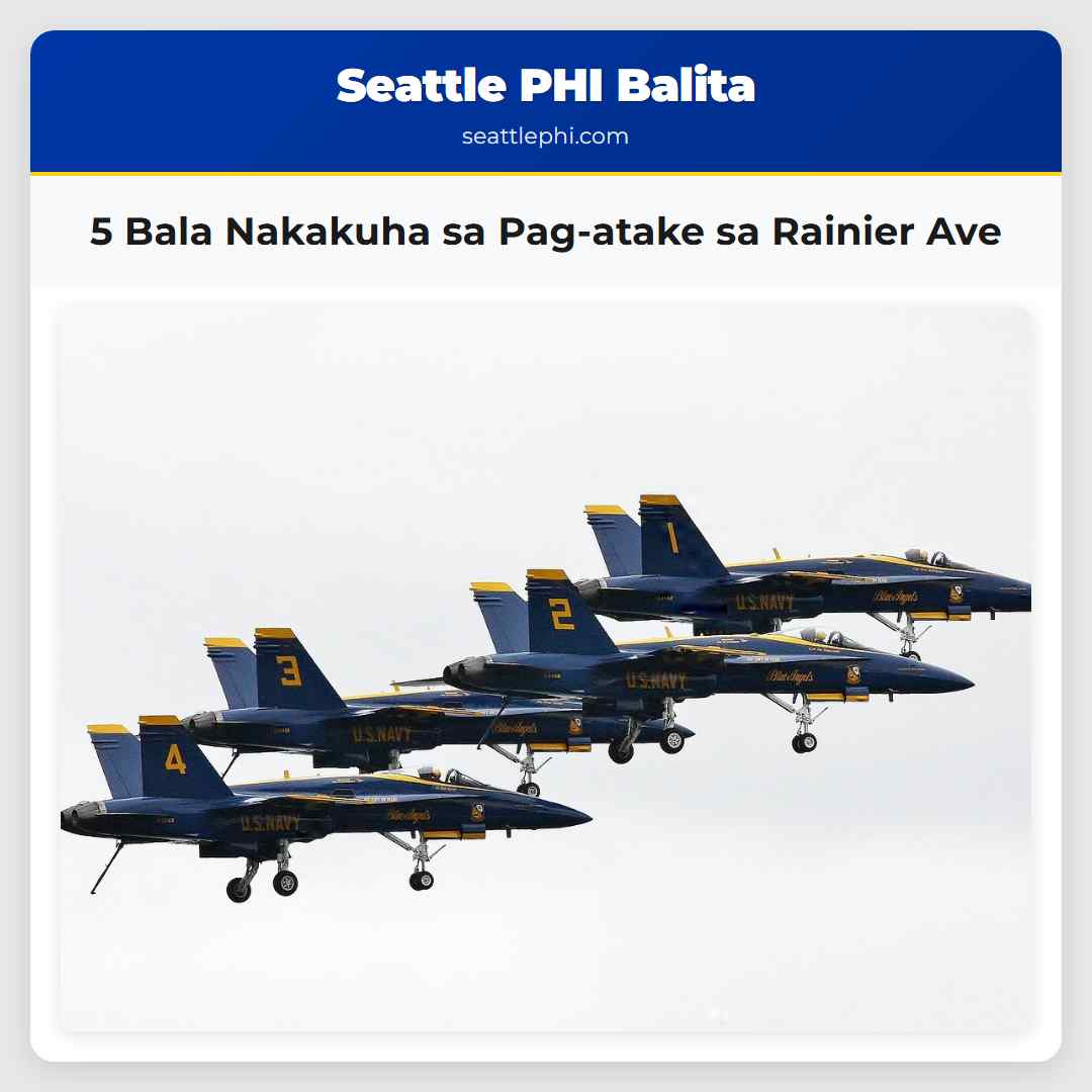 5 Bala Nakakuha sa Pag-atake sa Rainier Ave