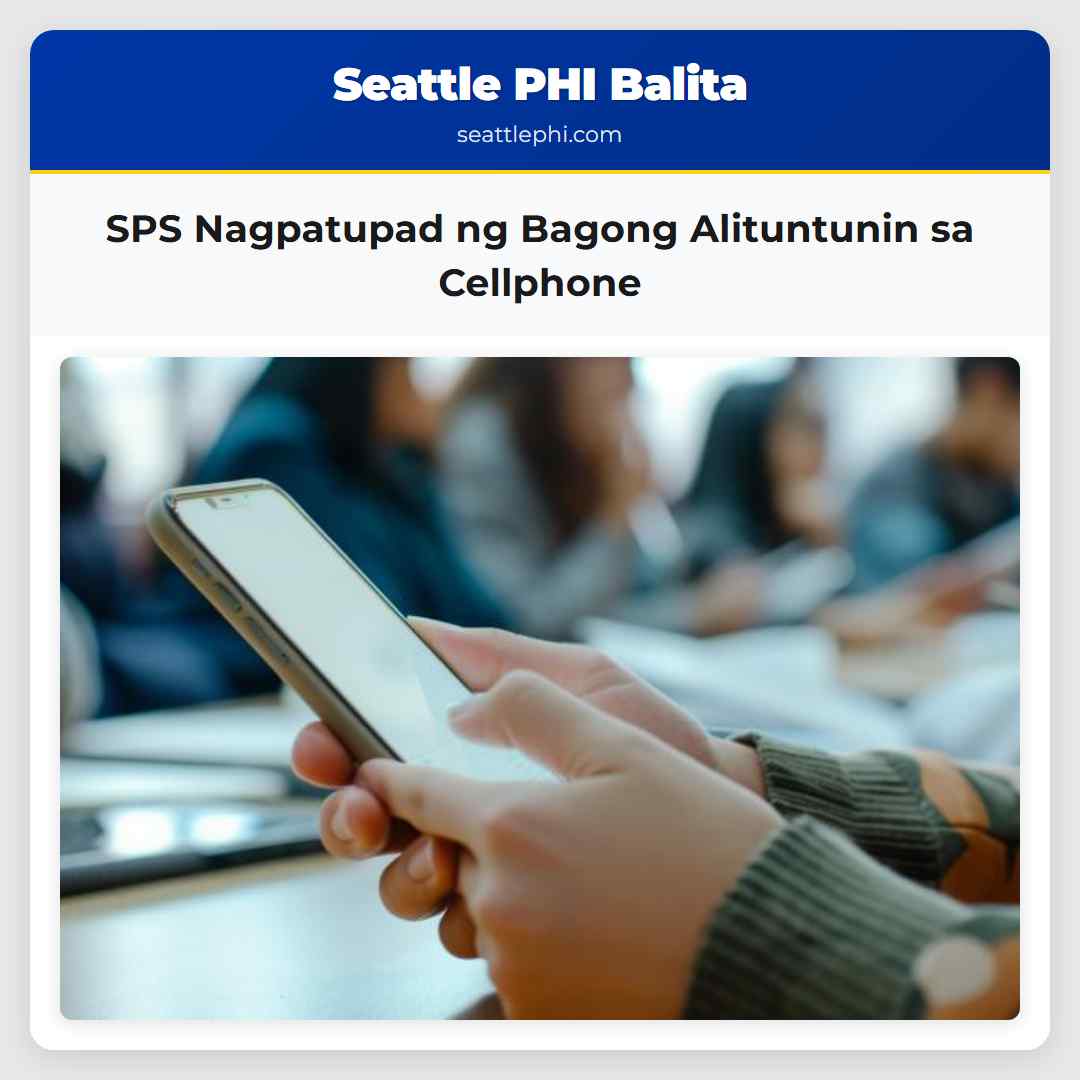SPS Nagpatupad ng Bagong Alituntunin sa Cellphone