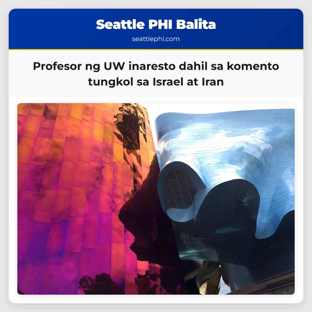 Profesor ng UW inaresto dahil sa komento tungkol