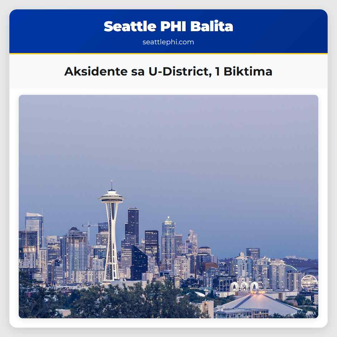 Aksidente sa U-District, 1 Biktima