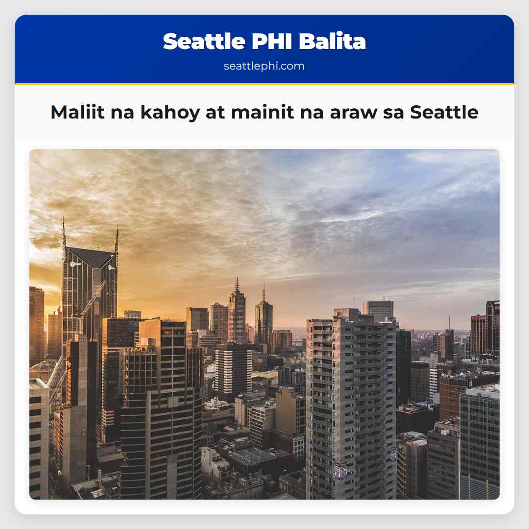 Maliit na kahoy at mainit na araw sa Seattle