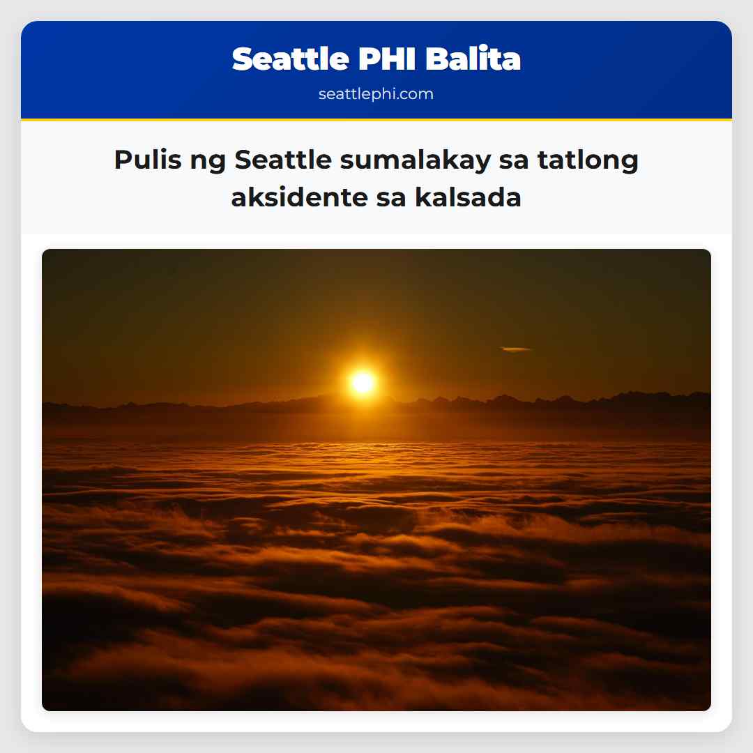 Pulis ng Seattle sumalakay sa tatlong aksidente sa kalsada
