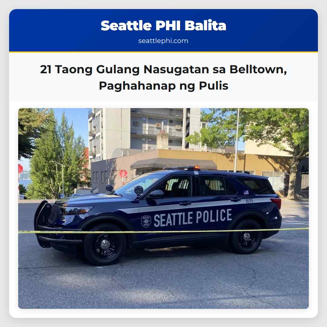 21 Taong Gulang Nasugatan sa Belltown Paghahanap ng Pulis
