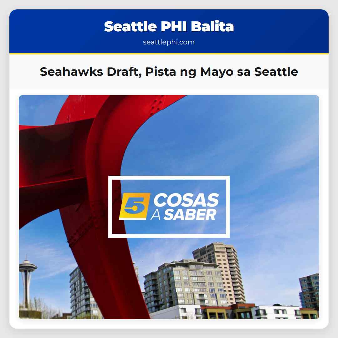Seahawks Draft Pista ng Mayo sa Seattle