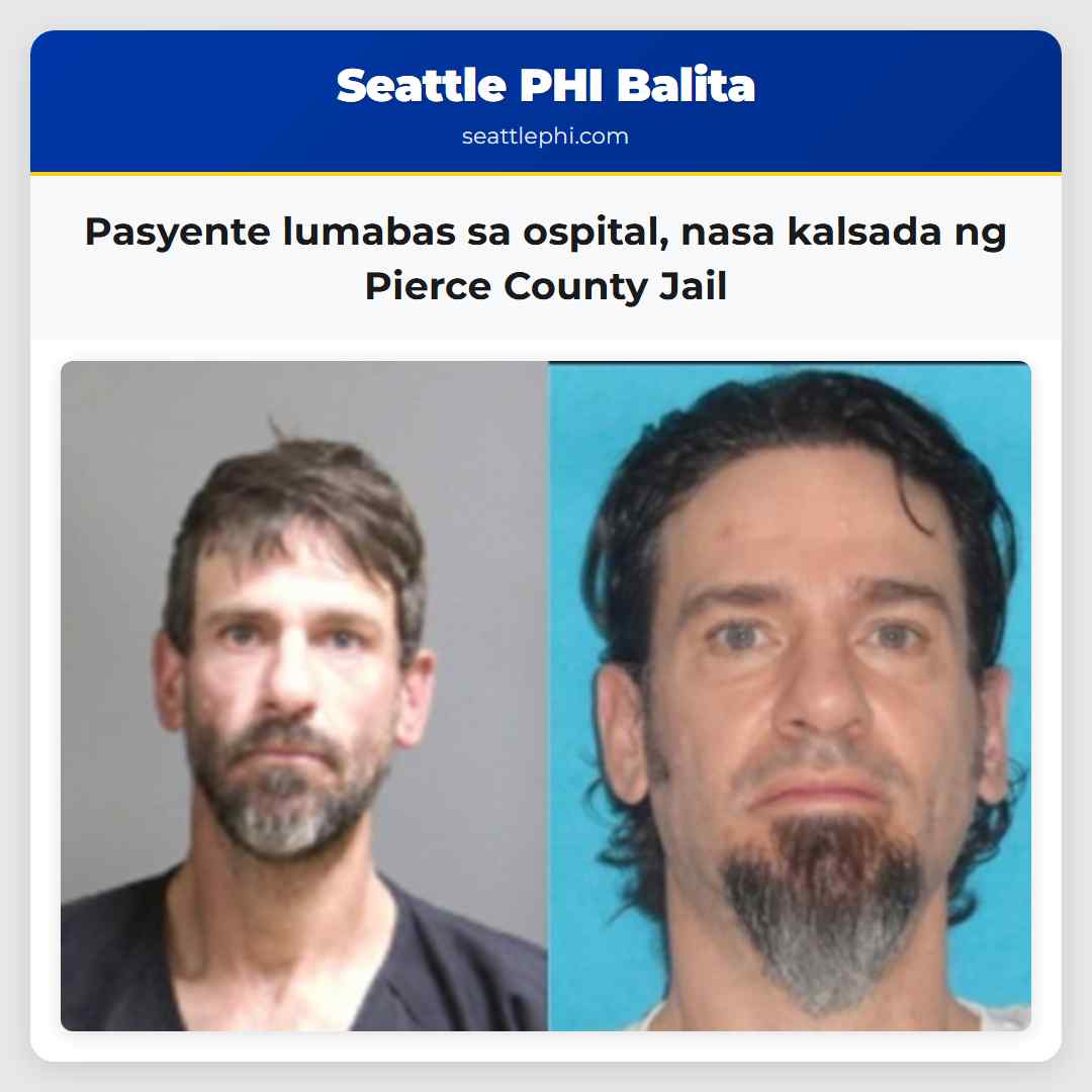 Pasyente lumabas sa ospital nasa kalsada ng Pierce County Jail