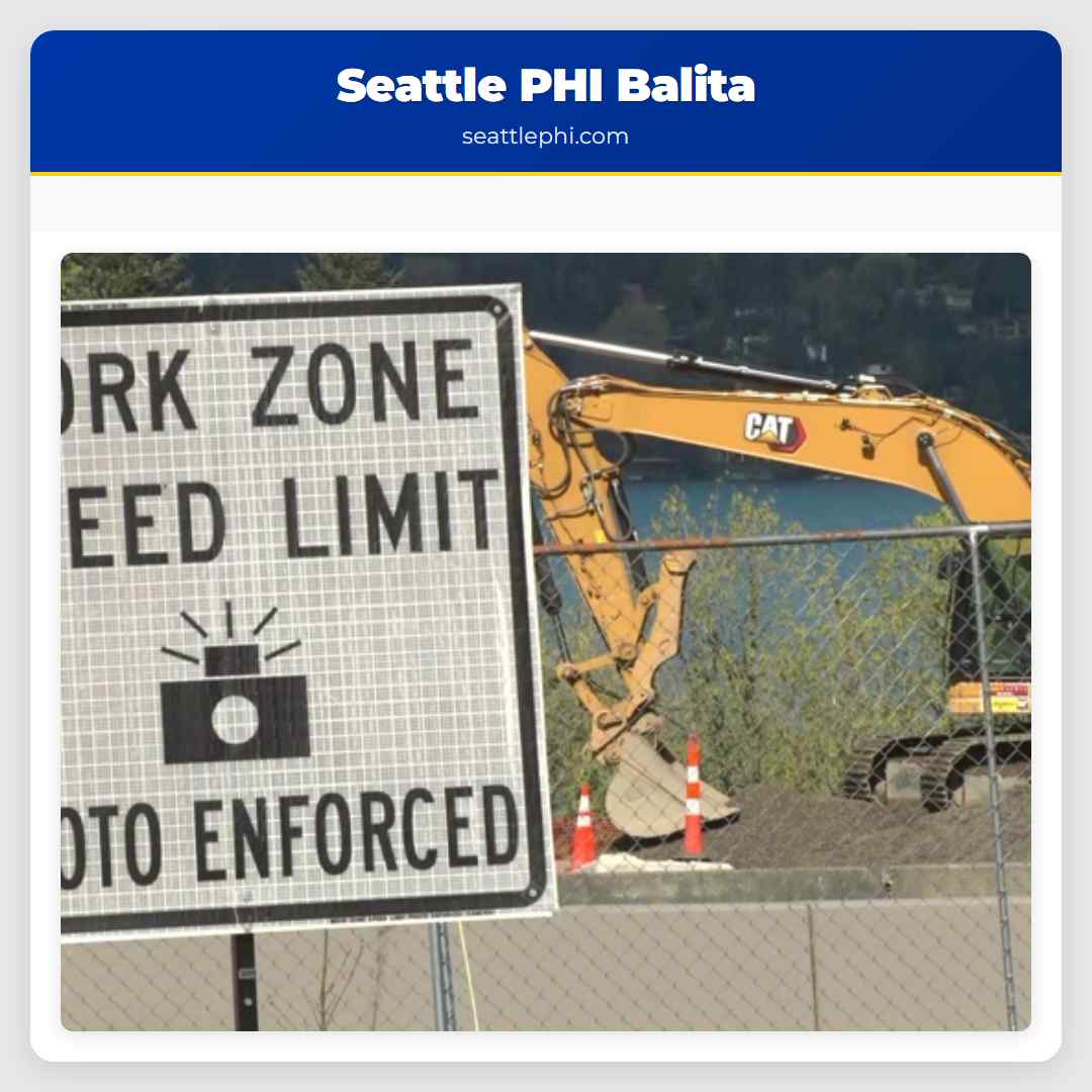 Washington state to impose fines in work zones starting July as speed camera program expands