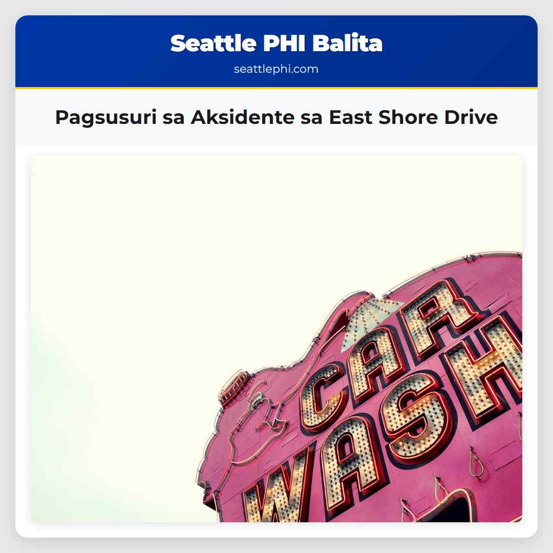 Pagsusuri sa Aksidente sa East Shore Drive