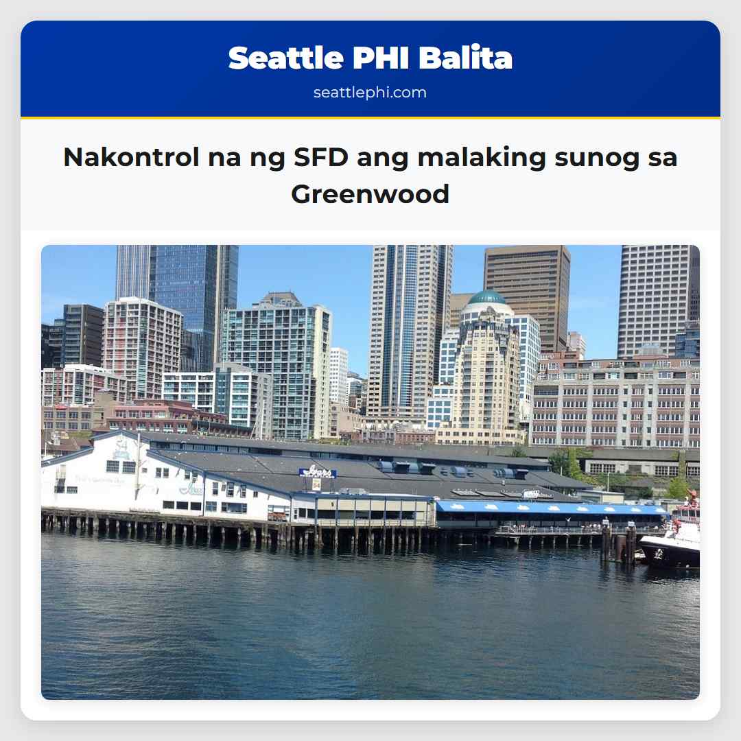 Nakontrol na ng SFD ang malaking sunog sa Greenwood