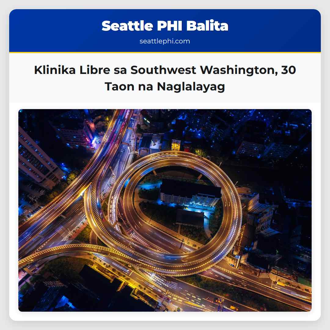 Klinika Libre sa Southwest Washington 30 Taon na Naglalayag