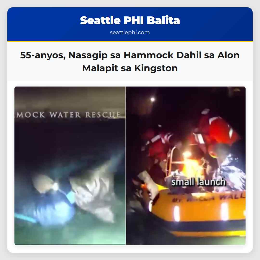 55-anyos Nasagip sa Hammock Dahil sa Alon Malapit sa Kingston