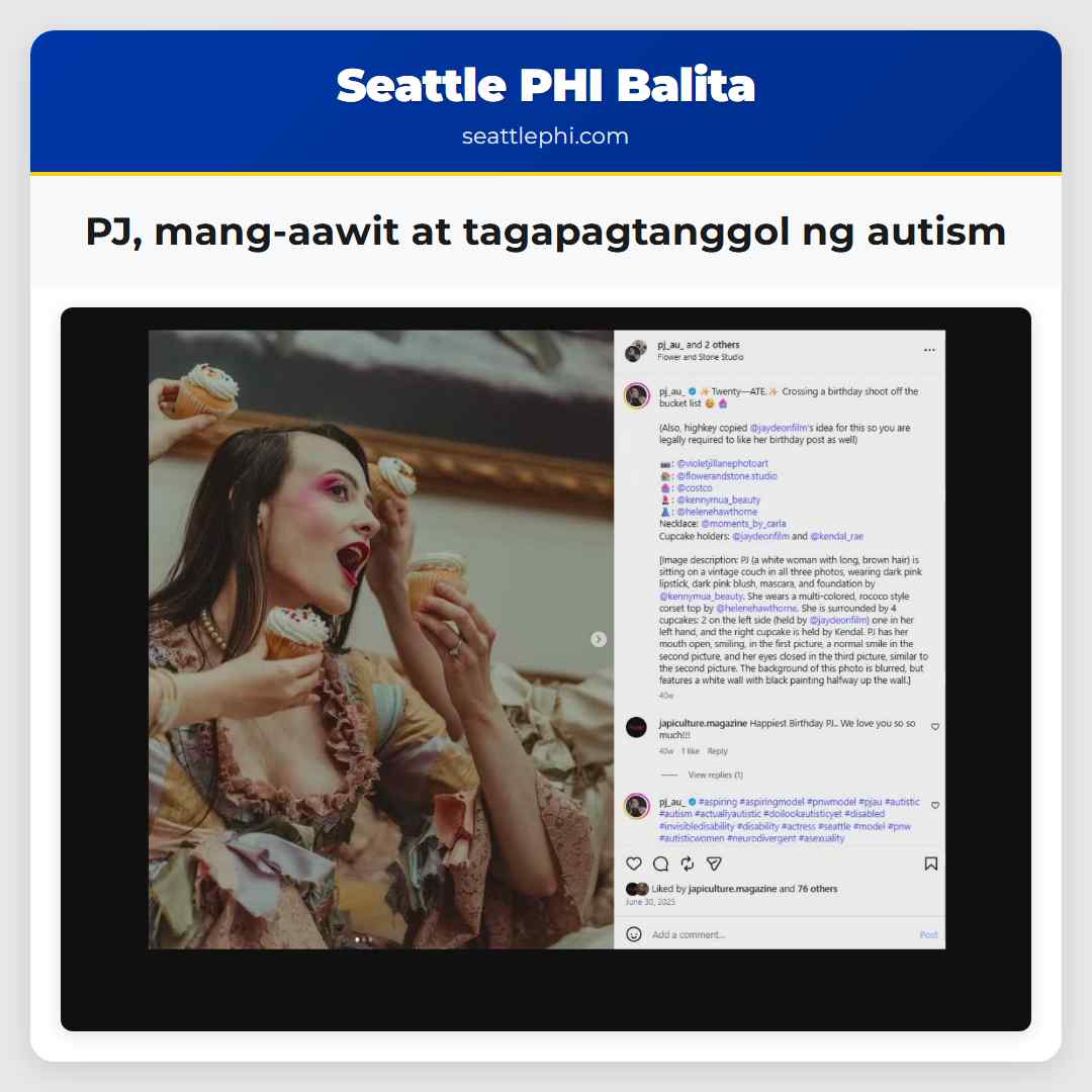 PJ, mang-aawit at tagapagtanggol ng autism