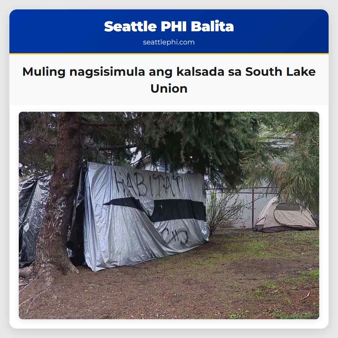 Muling nagsisimula ang kalsada sa South Lake Union