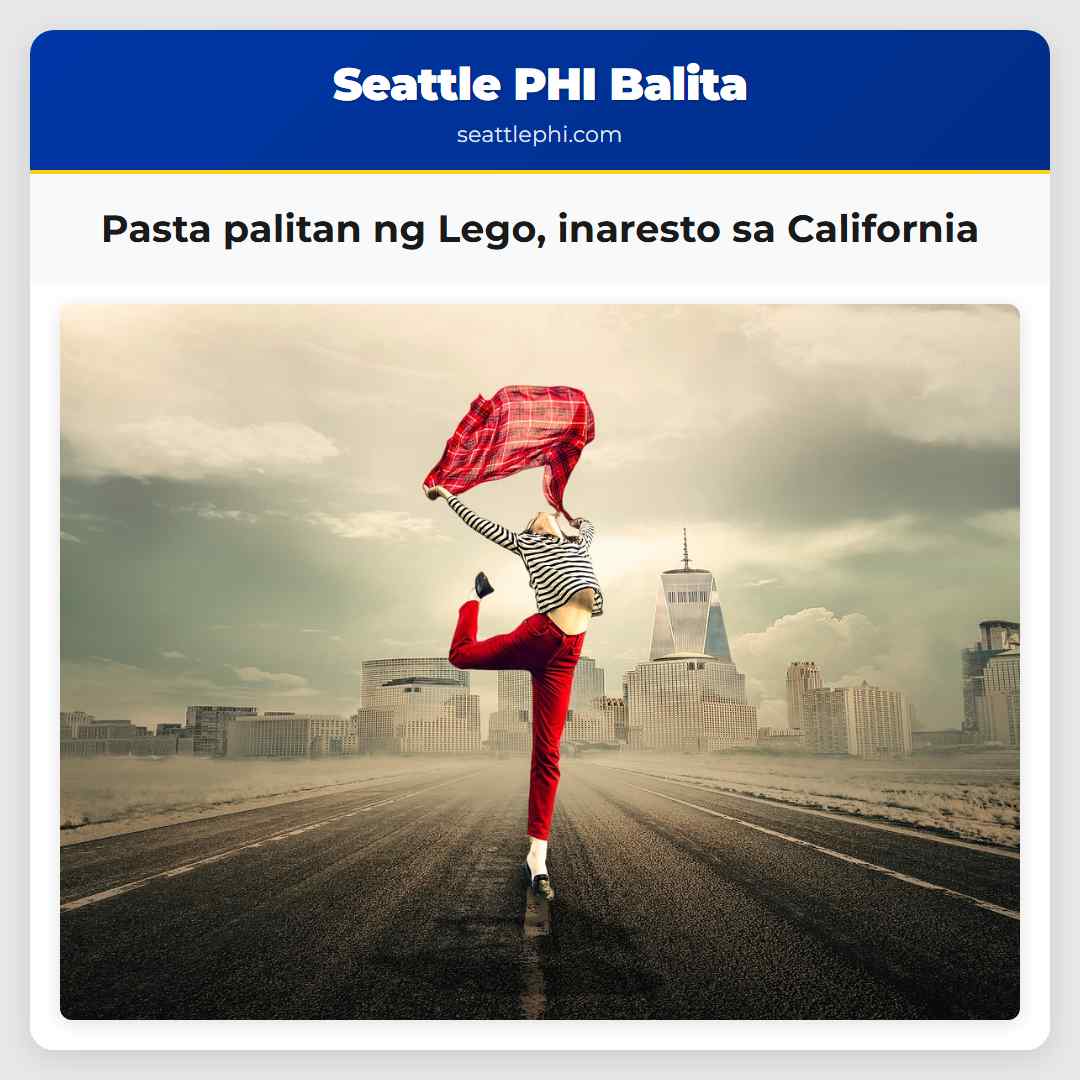 Pasta palitan ng Lego inaresto sa California