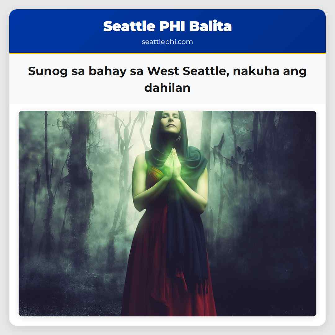 Sunog sa bahay sa West Seattle, nakuha ang dahilan
