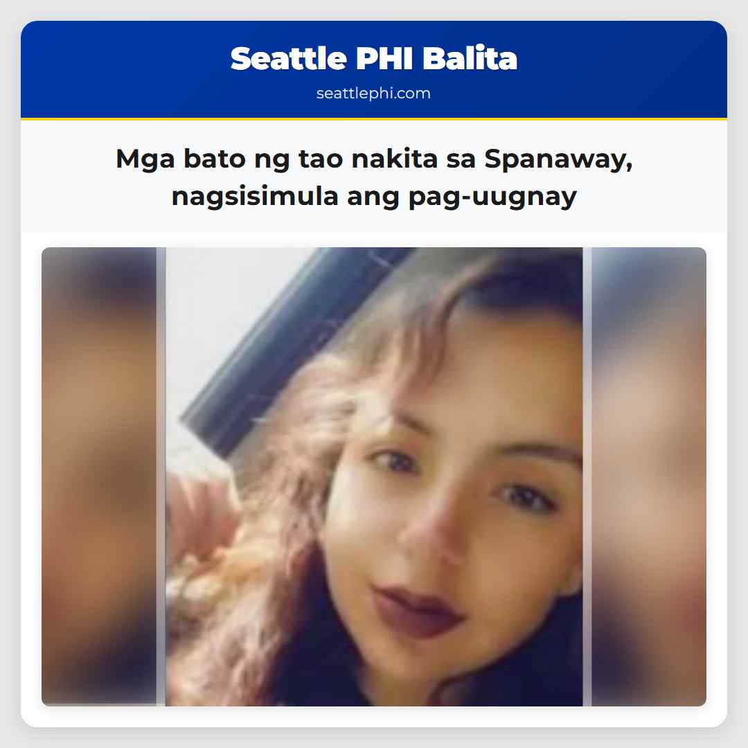 Mga bato ng tao nakita sa Spanaway, nagsisimula