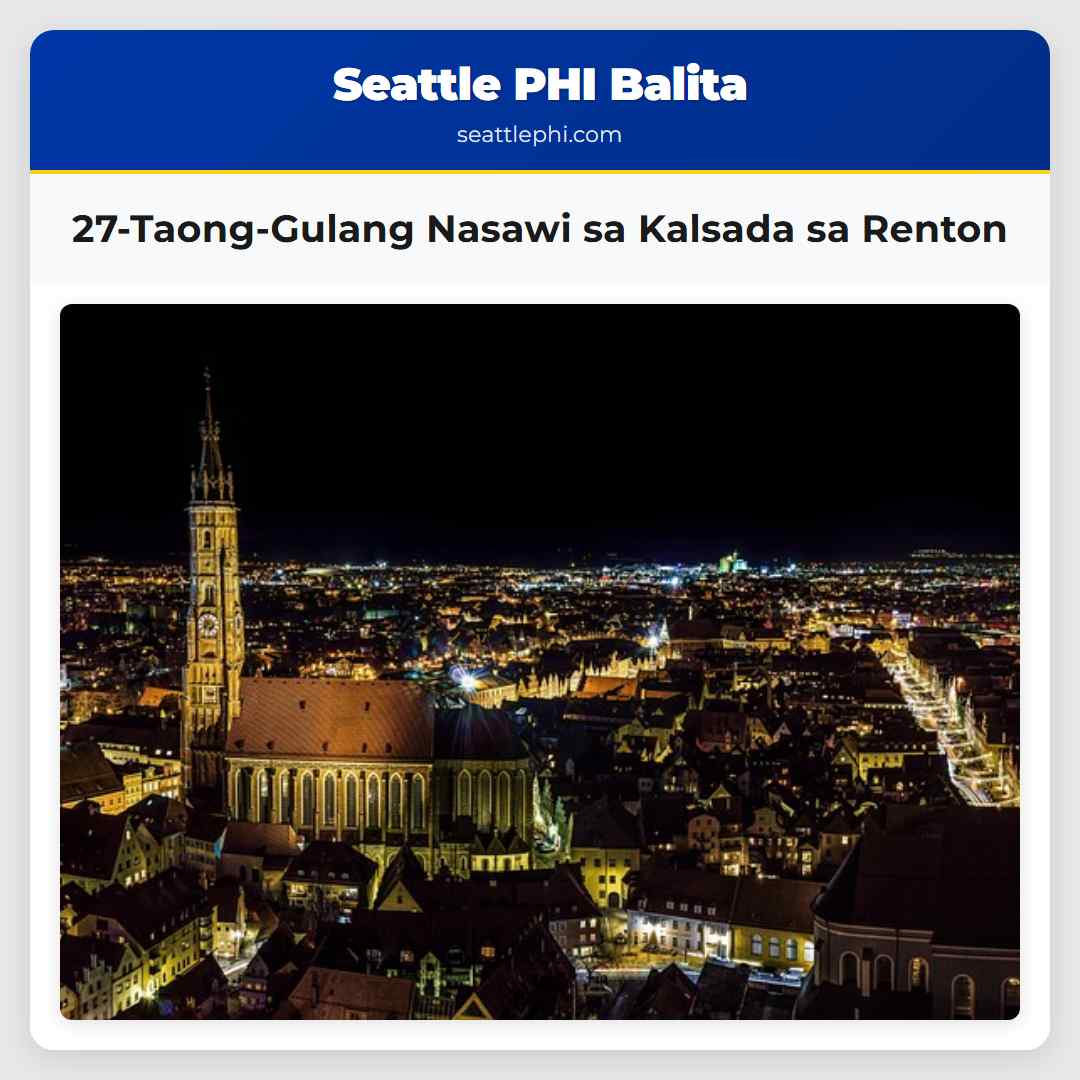 27-Taong-Gulang Nasawi sa Kalsada sa Renton
