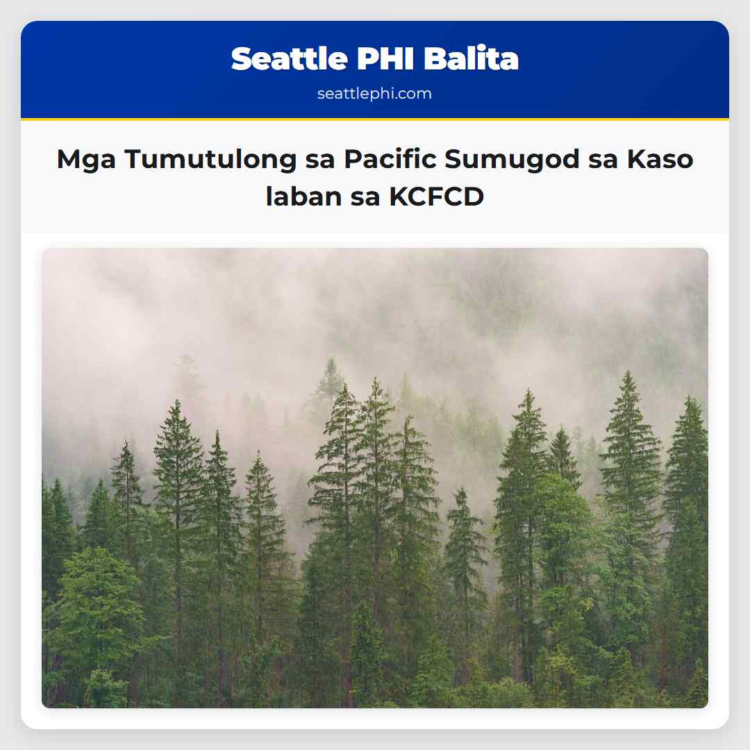 Mga Tumutulong sa Pacific Sumugod sa Kaso laban