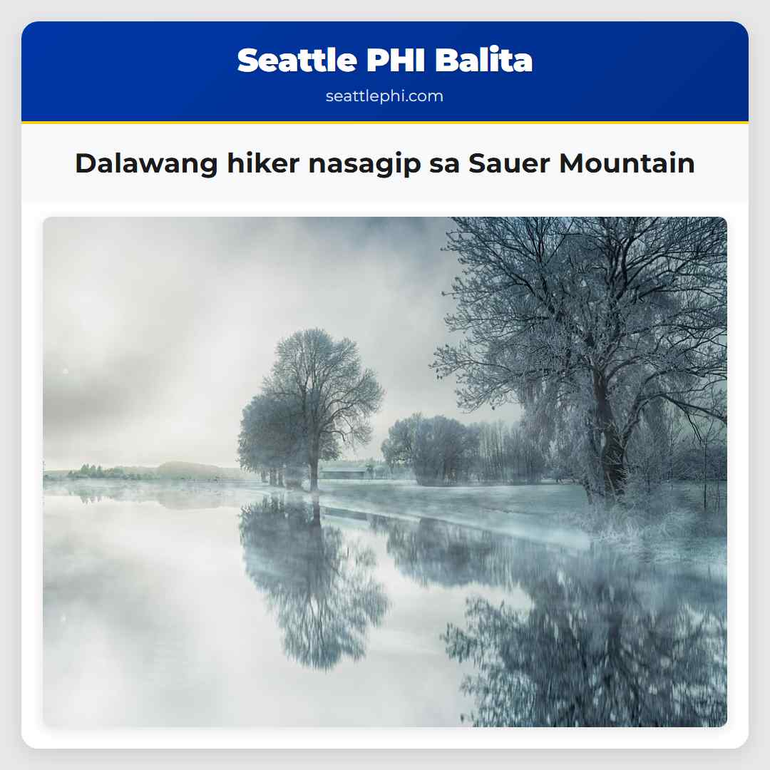 Dalawang hiker nasagip sa Sauer Mountain