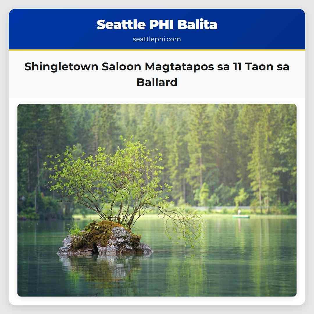 Shingletown Saloon Magtatapos sa 11 Taon sa