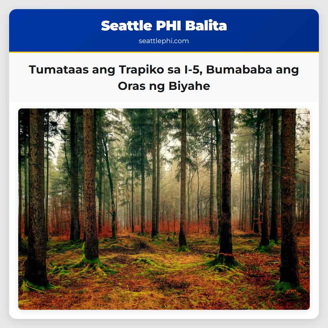 Tumataas ang Trapiko sa I-5 Bumababa ang Oras ng Biyahe