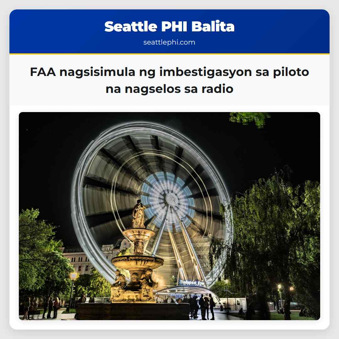 FAA nagsisimula ng imbestigasyon sa piloto na nagselos sa radio