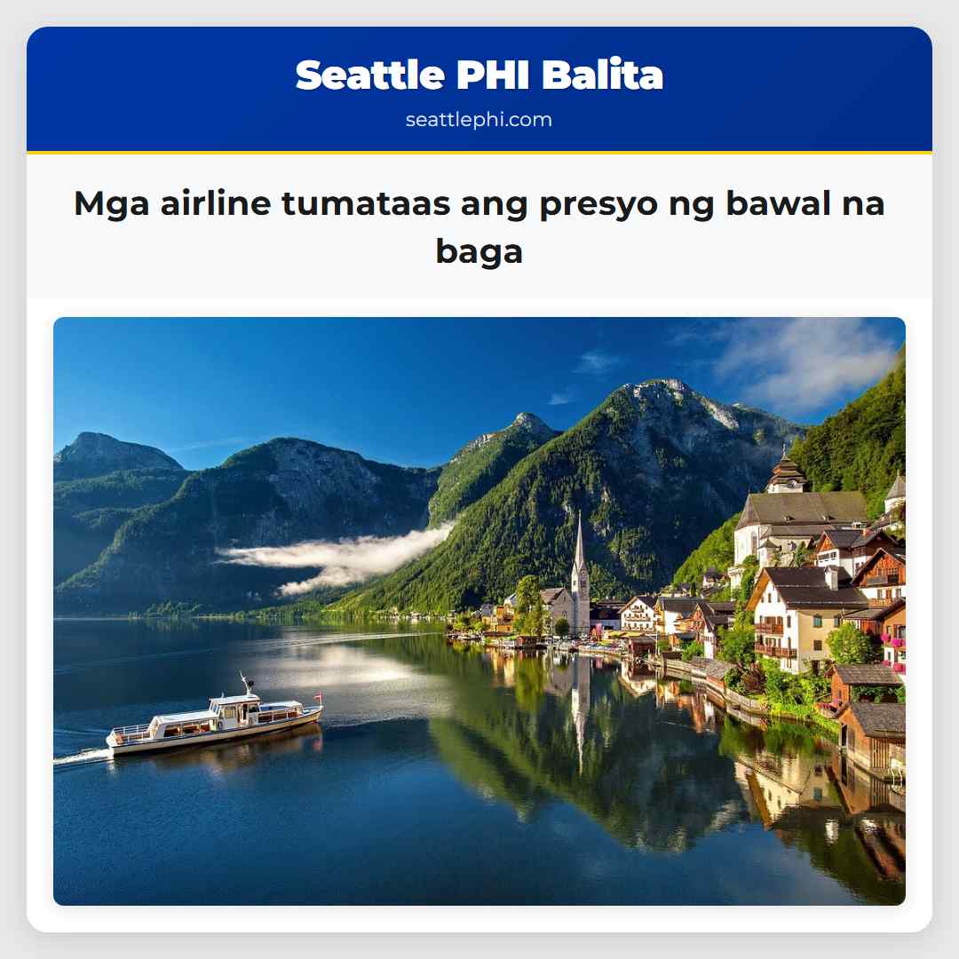 Mga airline tumataas ang presyo ng bawal na baga