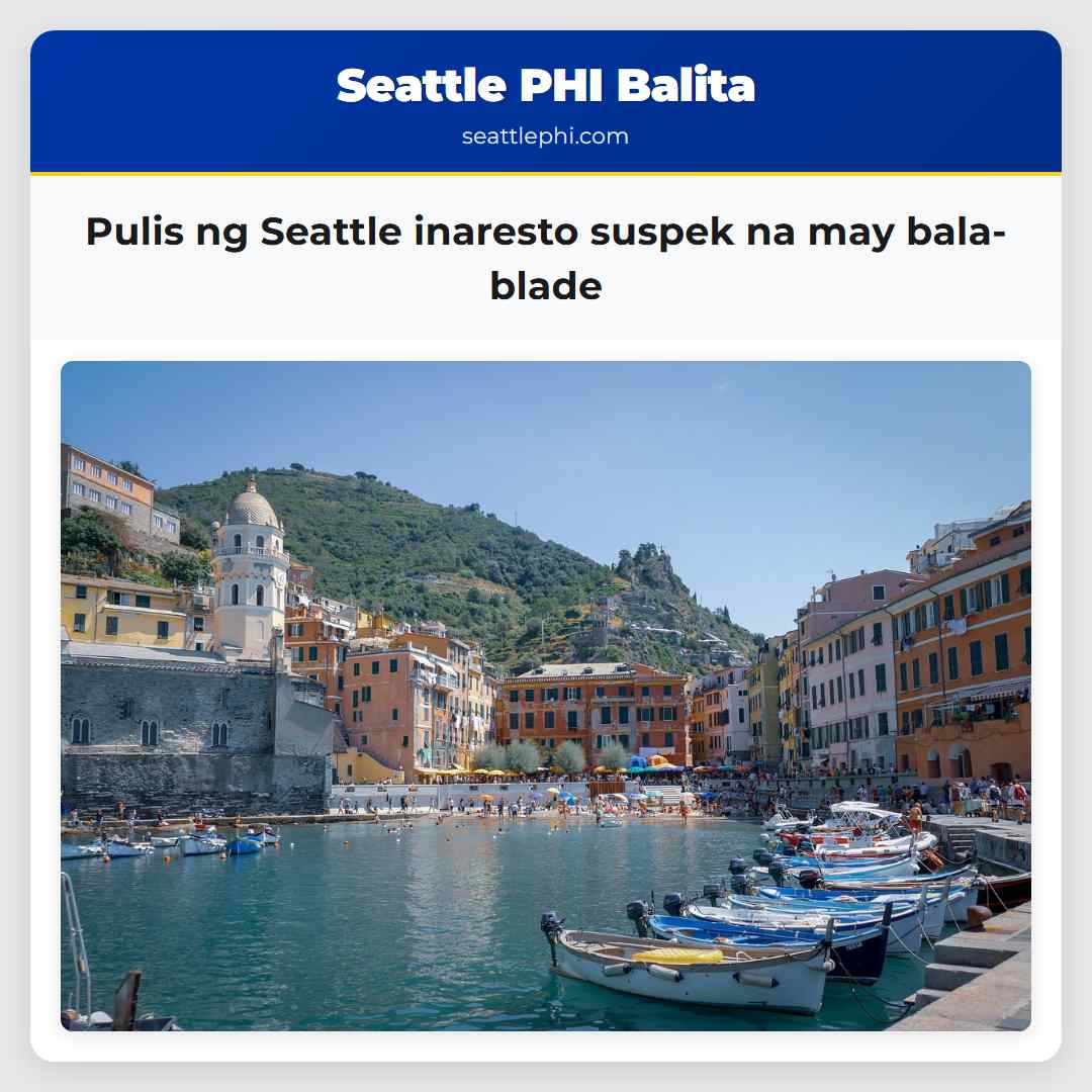 Pulis ng Seattle inaresto suspek na may bala-blade