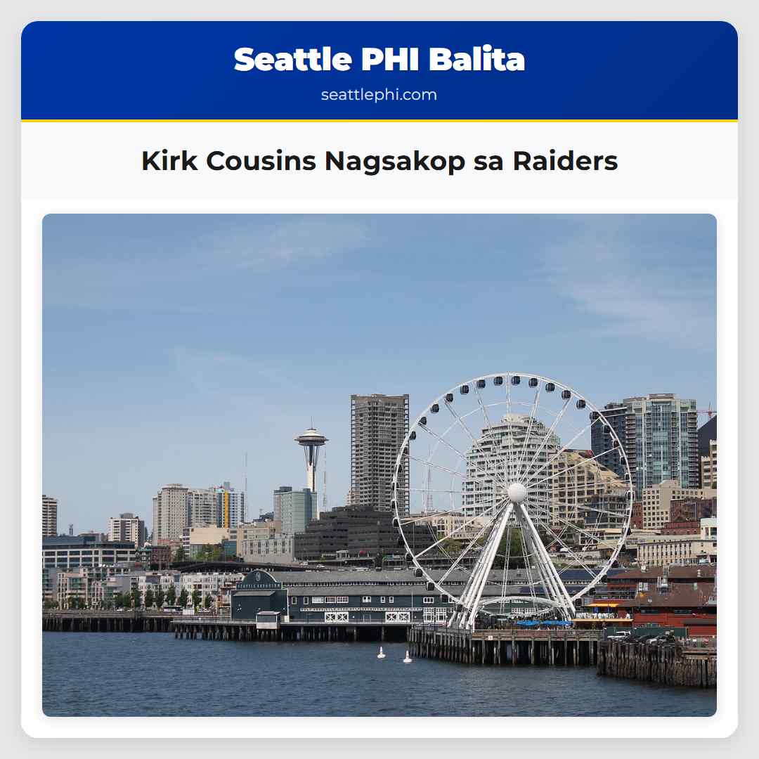 Kirk Cousins Nagsakop sa Raiders