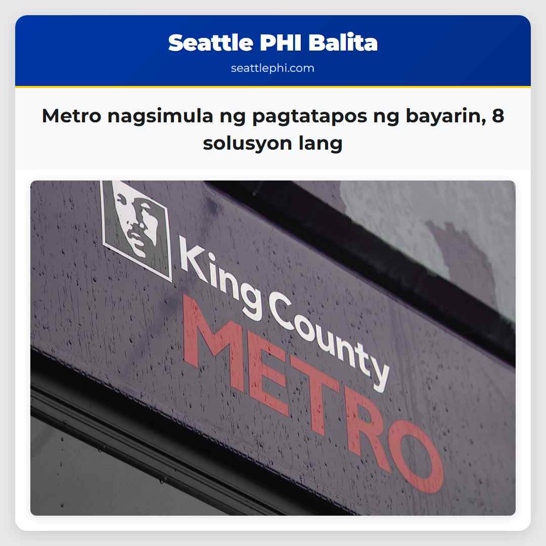 Metro nagsimula ng pagtatapos ng bayarin, 8