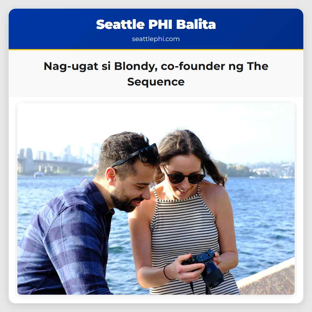 Nag-ugat si Blondy co-founder ng The Sequence