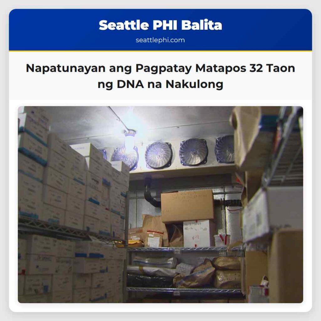 Napatunayan ang Pagpatay Matapos 32 Taon ng DNA