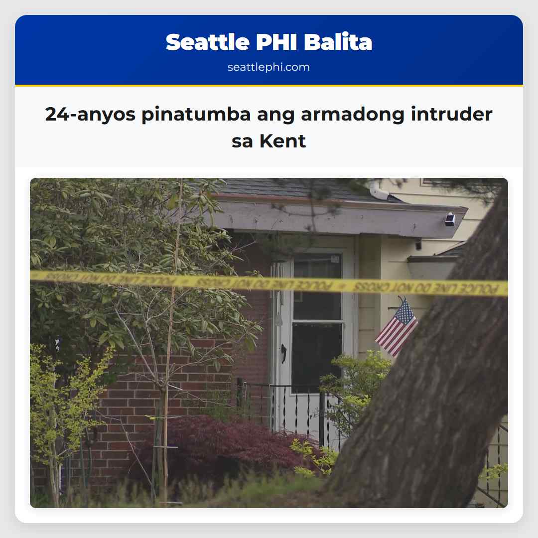 24-anyos pinatumba ang armadong intruder sa Kent
