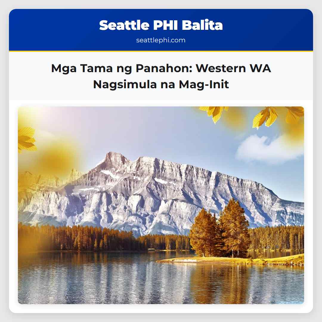 Mga Tama ng Panahon: Western WA Nagsimula na