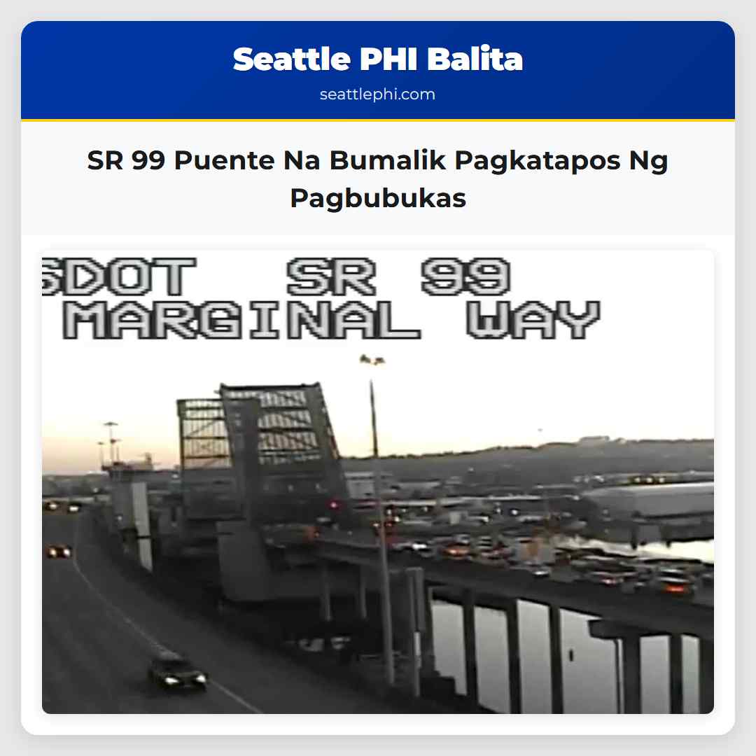 SR 99 Puente Na Bumalik Pagkatapos Ng Pagbubukas