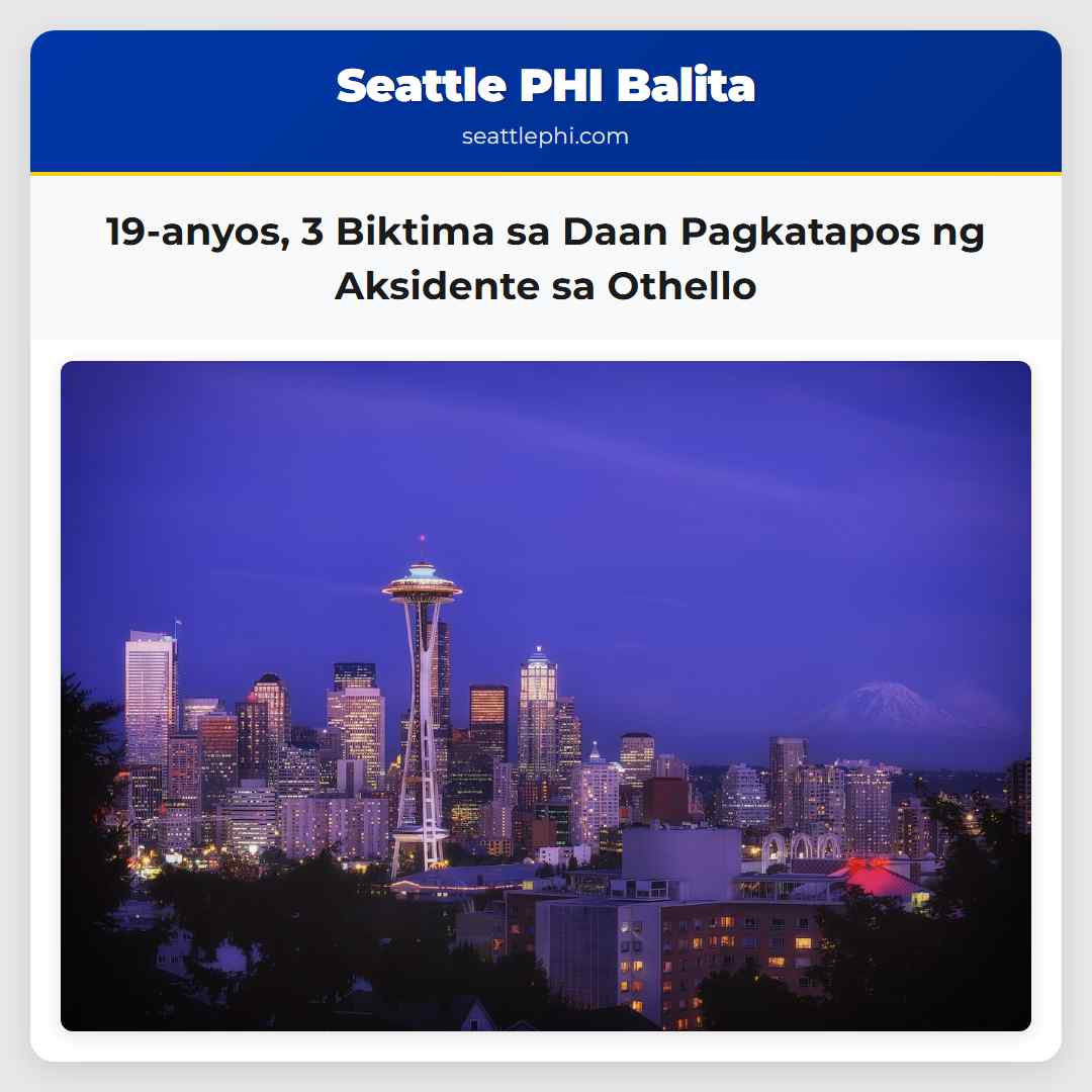 19-anyos 3 Biktima sa Daan Pagkatapos ng Aksidente sa Othello