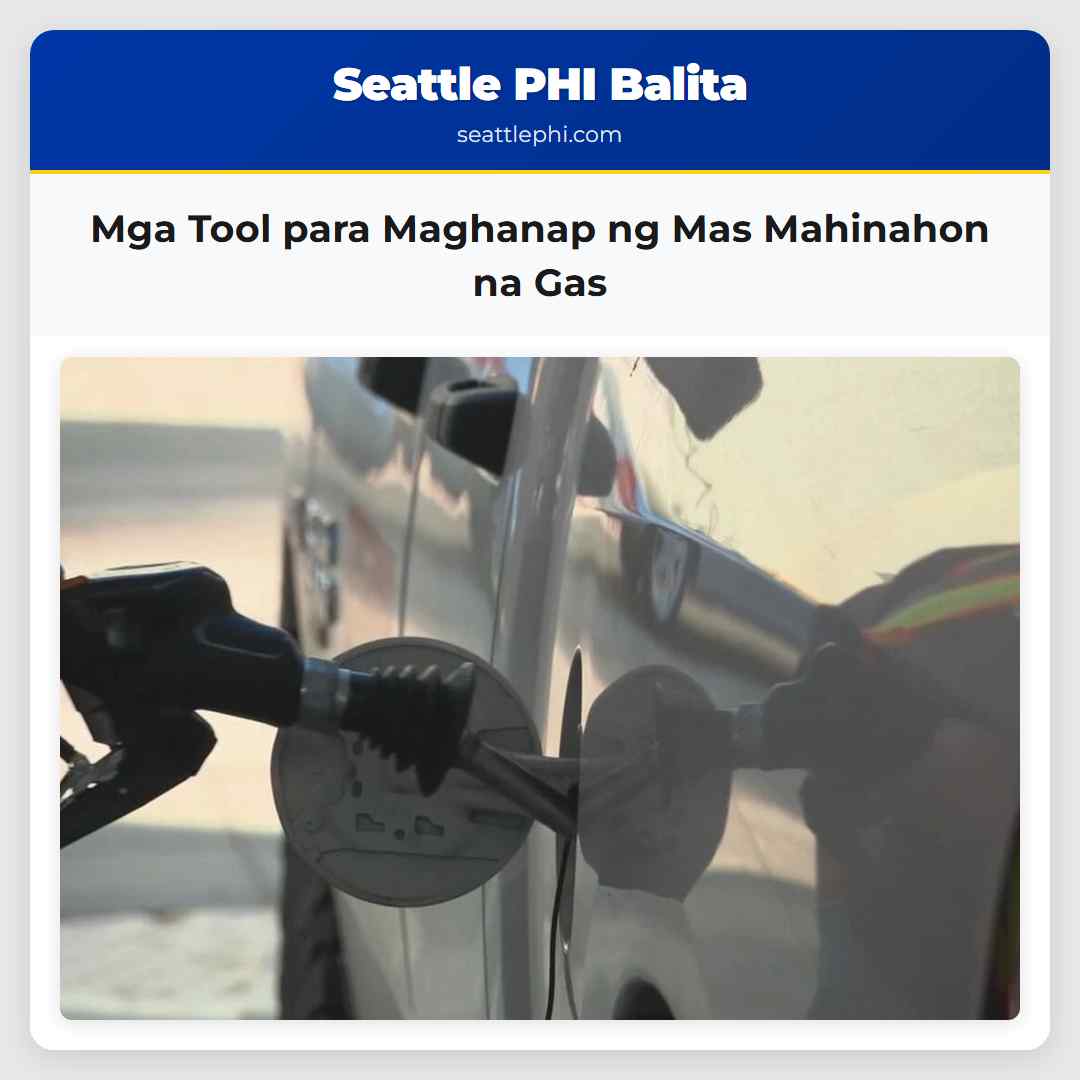 Mga Tool para Maghanap ng Mas Mahinahon na Gas