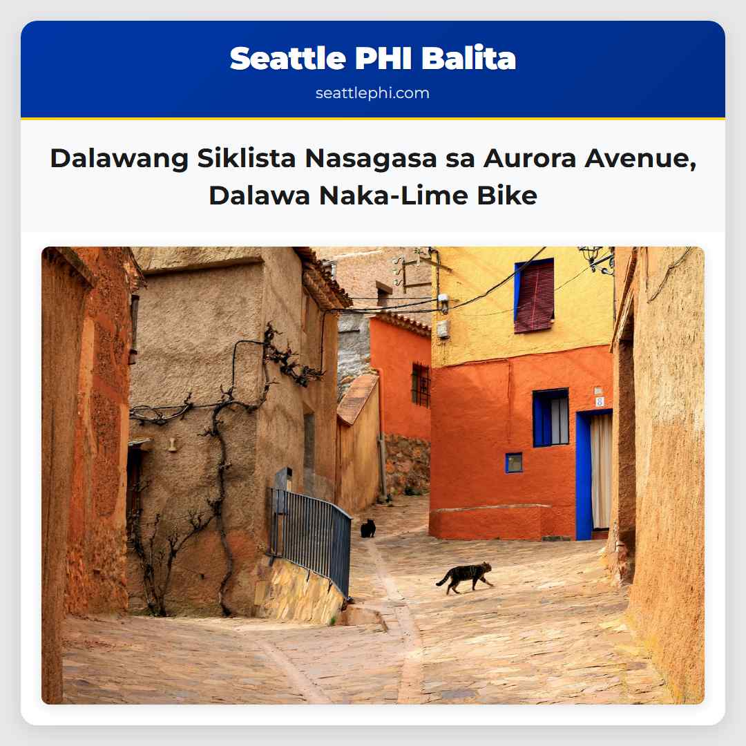 Dalawang Siklista Nasagasa sa Aurora Avenue Dalawa Naka-Lime Bike