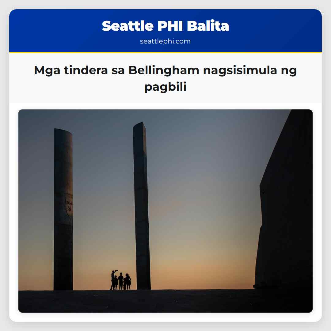 Mga tindera sa Bellingham nagsisimula ng pagbili