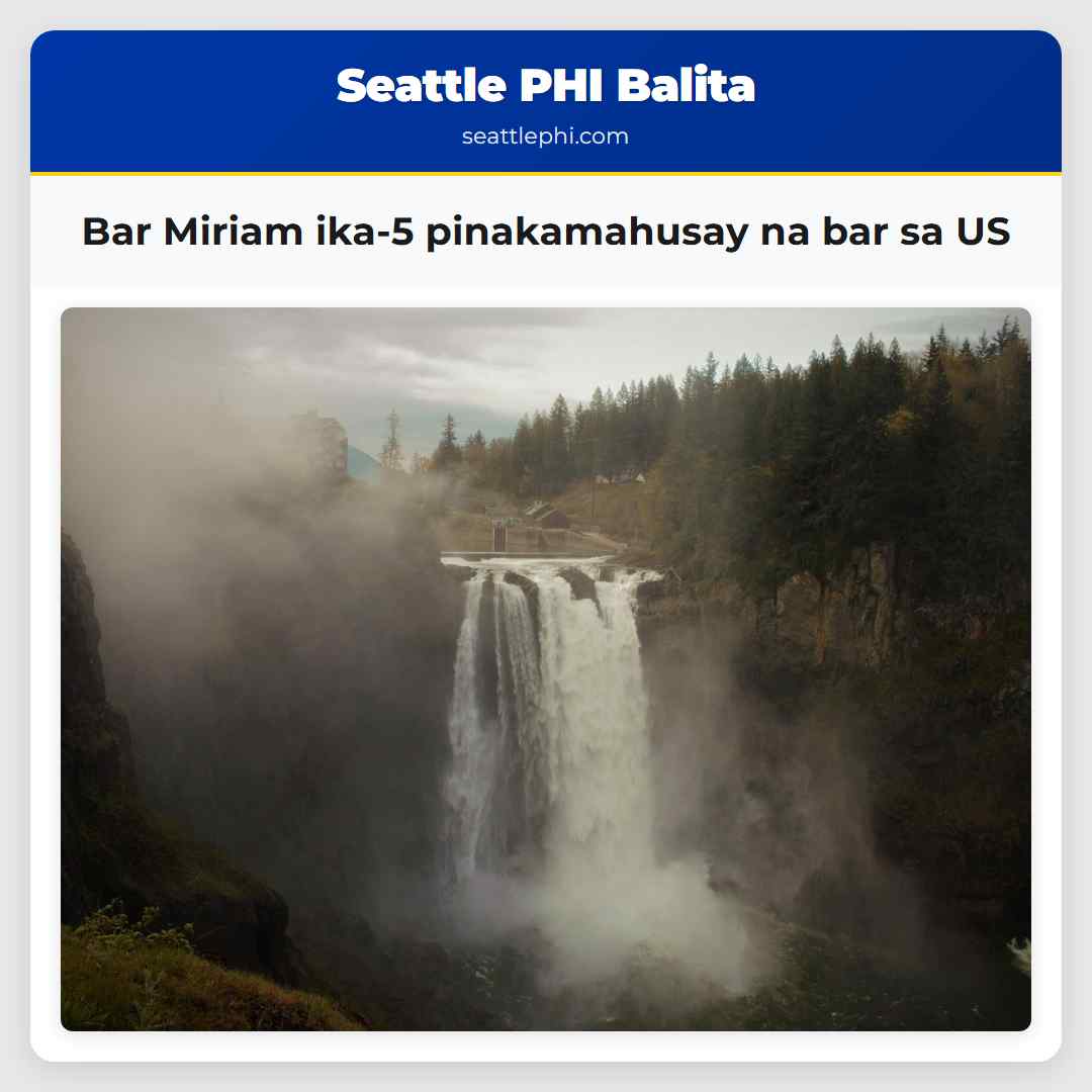 Bar Miriam ika-5 pinakamahusay na bar sa US