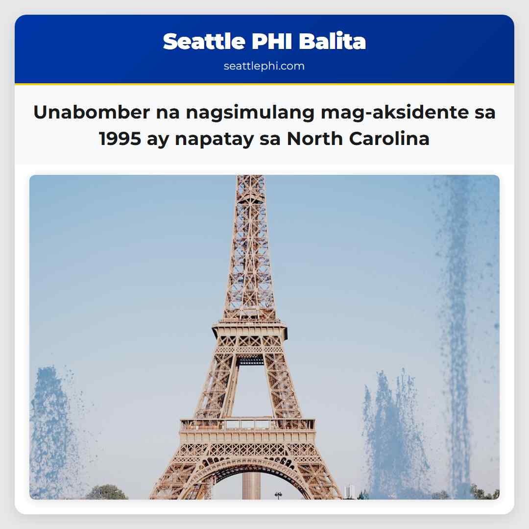 Unabomber na nagsimulang mag-aksidente sa 1995 ay