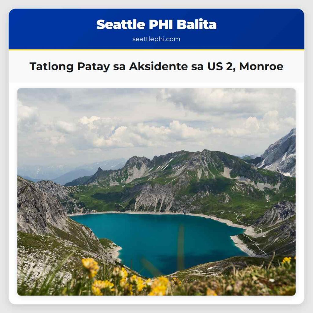 Tatlong Patay sa Aksidente sa US 2, Monroe