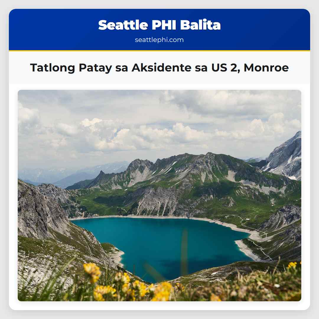 Tatlong Patay sa Aksidente sa US 2 Monroe