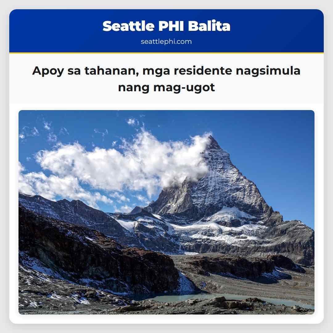 Apoy sa tahanan, mga residente nagsimula nang