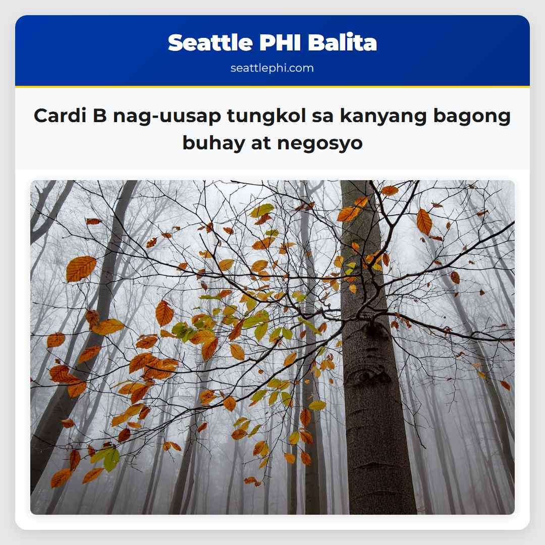 Cardi B nag-uusap tungkol sa kanyang bagong buhay