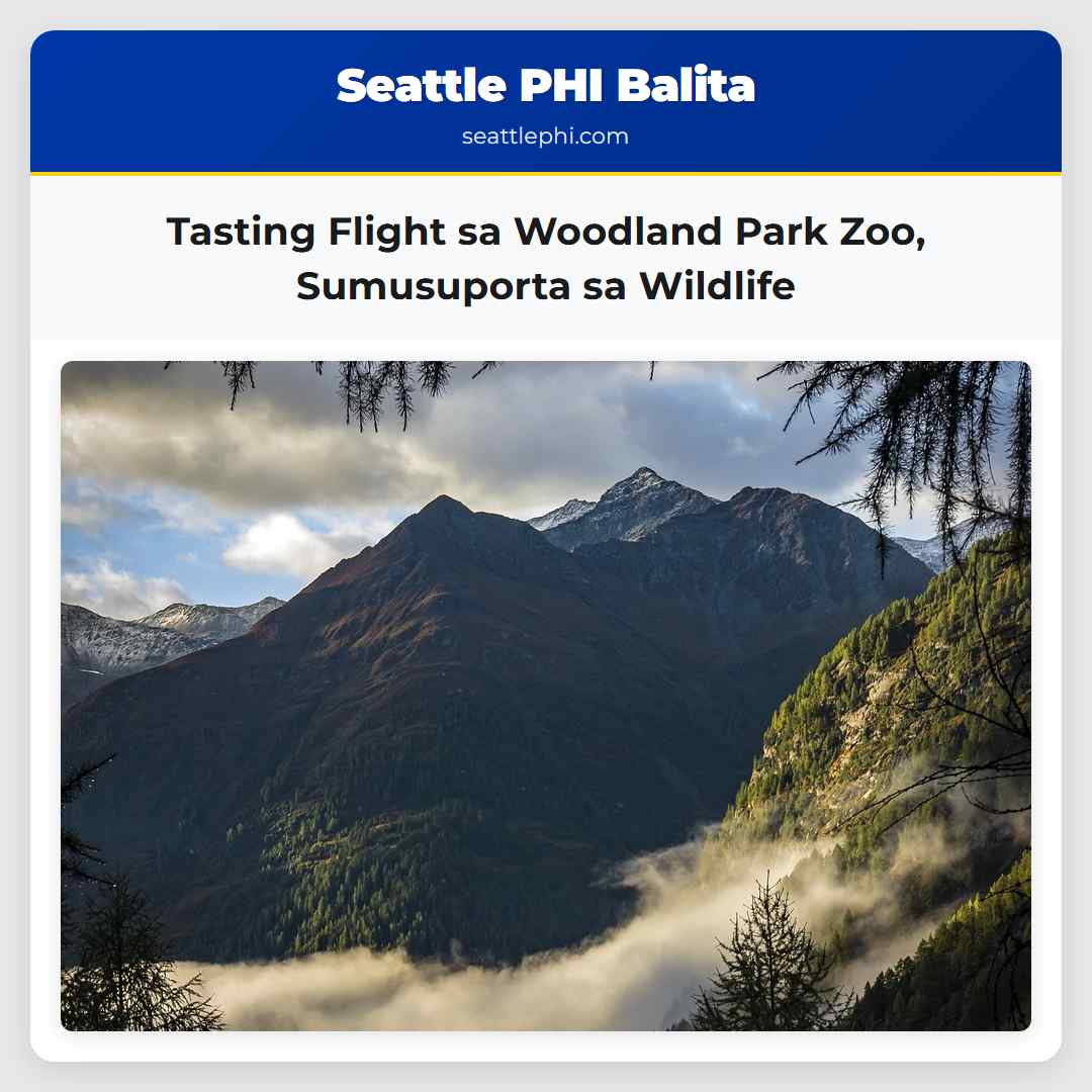 Tasting Flight sa Woodland Park Zoo Sumusuporta sa Wildlife