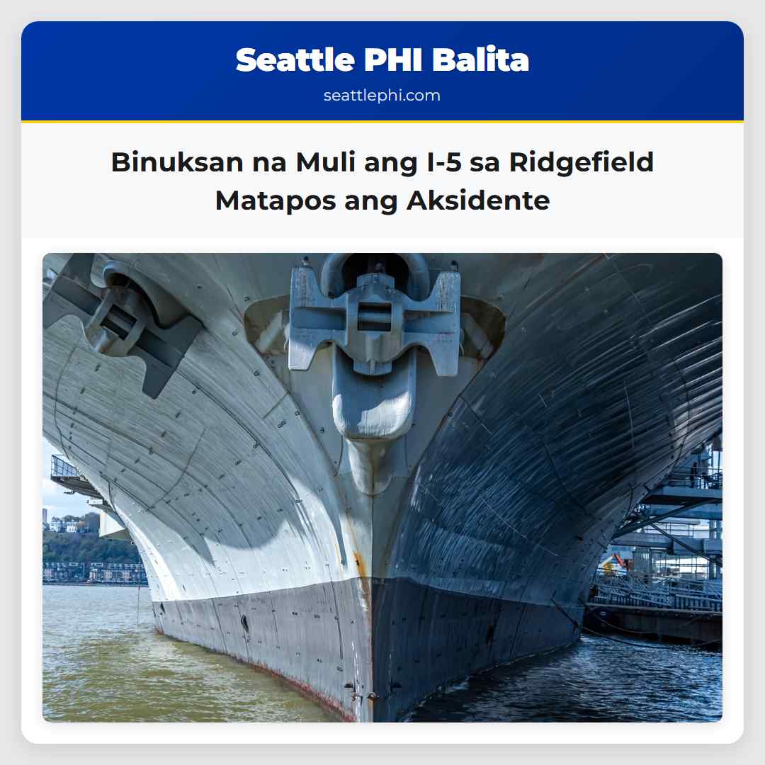 Binuksan na Muli ang I-5 sa Ridgefield Matapos ang Aksidente